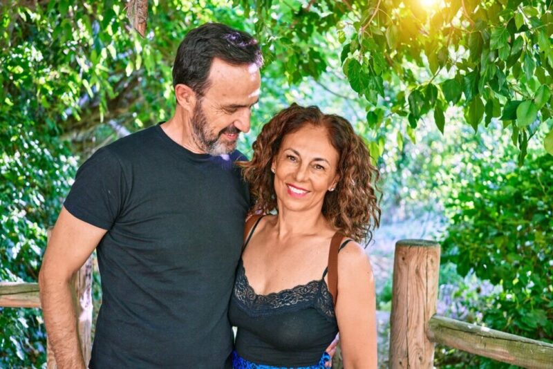 כפרניק middle-age-couple-wearing-casual-clothes-smiling-happy-forest-scaled זוגיות אחרי שהבית מתרוקן  