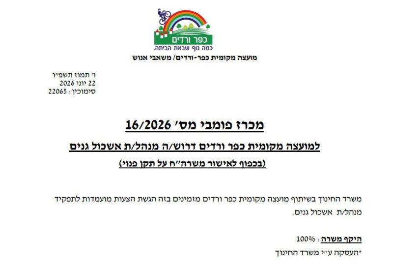 כפרניק WhatsApp-Image-2026-07-03-at-11.30.08-scaled איריס לביא: זכיתי לנהל את אשכול הגנים 15 שנה  