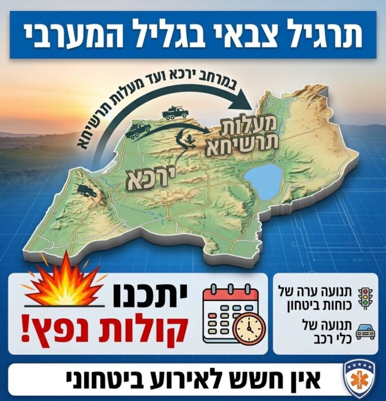 כפרניק Gemini_Generated_Image_4o6snq4o6snq4o6s-scaled תרגיל צבאי במרכז הגליל המערבי  